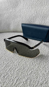 Black & Gold Infinivy Wrap Sunglasses