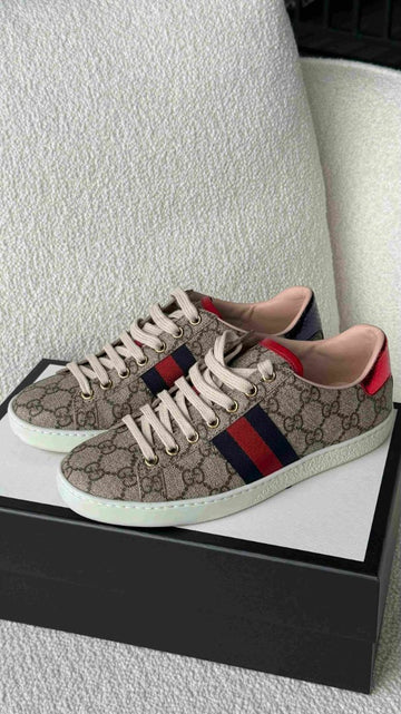 Blue & Red Ace GG Supreme Low Top Sneaker