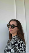 Marble Green Butterfly Sunglasses