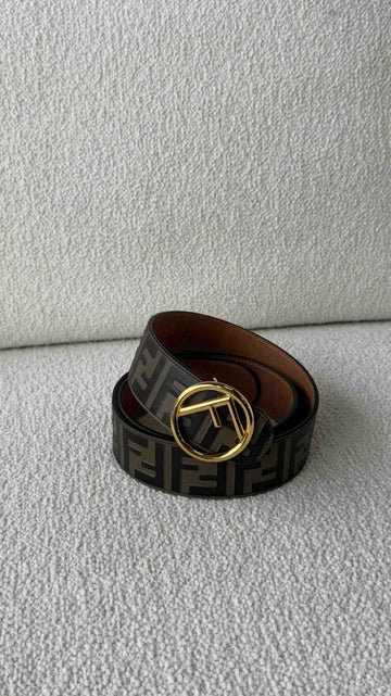 Brown Zucca Leather Belt