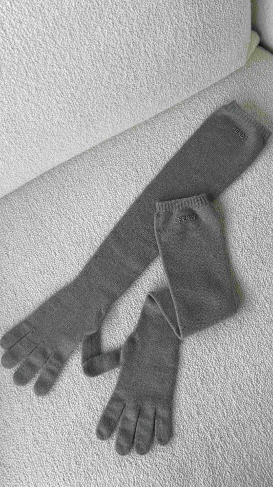 Mint Green  Long Gloves