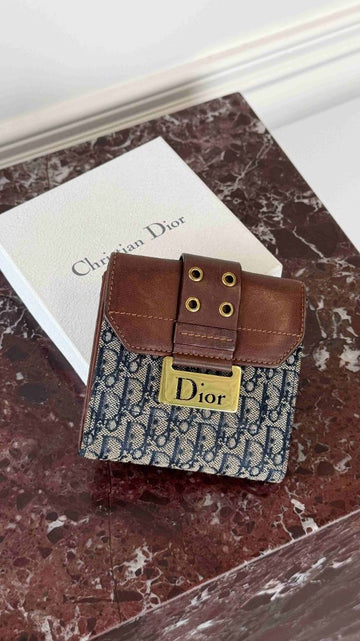 Compact Diorissimo Canvas Compact Wallet