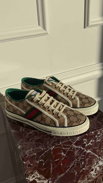 Beige/Ebony Mens GG 1977 Tennis Sneakers 7