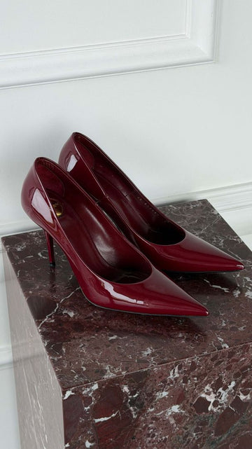 Burgundy Norma Pumps