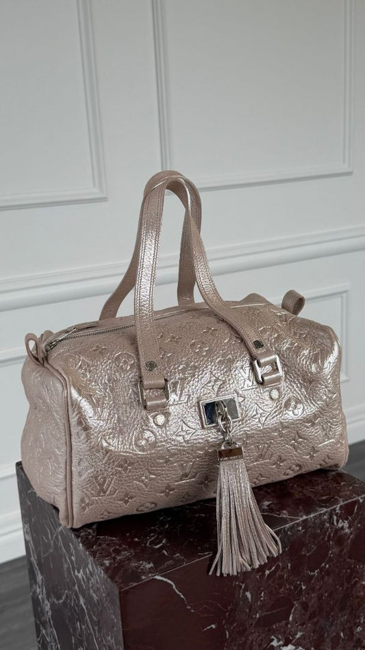 Pêche Shimmer Comet Handbag With SHW