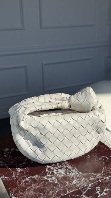 White Mini Jodie Bag With GHW
