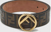 Brown Zucca Leather Belt