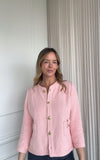 Pink 2016 Cruise Cotton Tweed Jacket