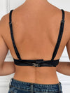 PRADA Black Re-Nylon Triangle Bralette