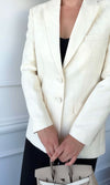 Ivory Toile Iconographe Blazer