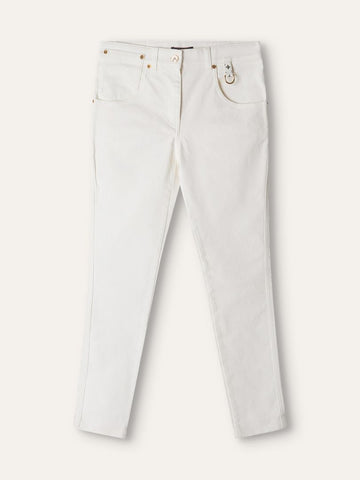 White Skinny Leg Jeans