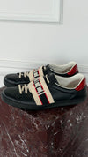 Black Ace Stripe Sneakers