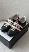 Black Ace Stripe Sneakers