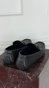 Black Monza Moccasins