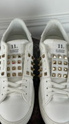 White Rockstud Untitled Sneakers