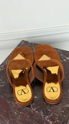 Tobacco One Stud Sandal