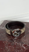 GG Supreme Canvas Belt With RHW