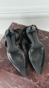 Black & Monogram Legacy Sling Back Pump