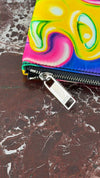 Multi Coloured Kenny Scharf Nylon Pouch