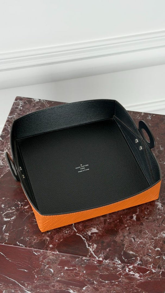Tan Epi Leather Valet Tray