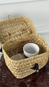 Raffia Picnic Basket Set