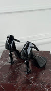 Black Opyum Patent Leather Heels