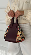 Burgundy Paula's Ibiza Dotted Hammock Bag