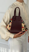 Burgundy Paula's Ibiza Dotted Hammock Bag