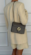 Grey Small Interlocking G Shoulder Bag