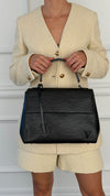 Black MM Cluny Top Handle Handbag