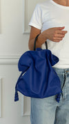 Star Blue Medium Coil Flamenco Clutch Bag